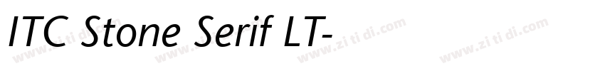 ITC Stone Serif LT字体转换